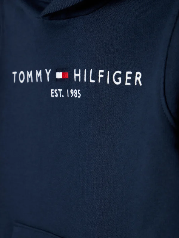 Tommy Hilfiger Μπλούζα Essential Hoodie KS0KS00213 Σκούρο μπλε Regular Fit - Image 3